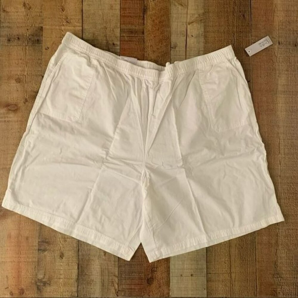 Croft and barrow plus size mid rise mid thigh shorts - 4X